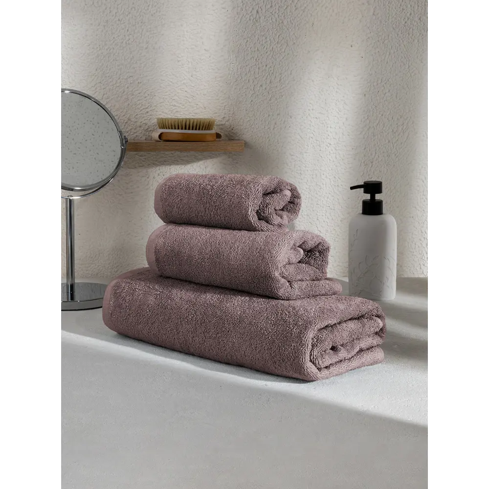 Фото 3 Полотенце Denastia Soft collection для ванной 35x70 см лиловый Фото 3 Полотенце Denastia Soft collection для ванной 35x70 см лиловый