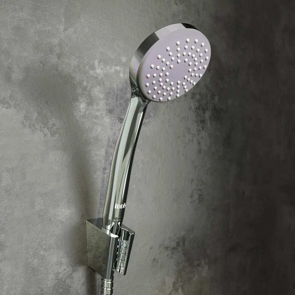 Фото 2 Лейка для душа Iddis Hand Shower 0011F85I18, 1 режим, цвет хром Фото 2 Лейка для душа Iddis Hand Shower 0011F85I18, 1 режим, цвет хром