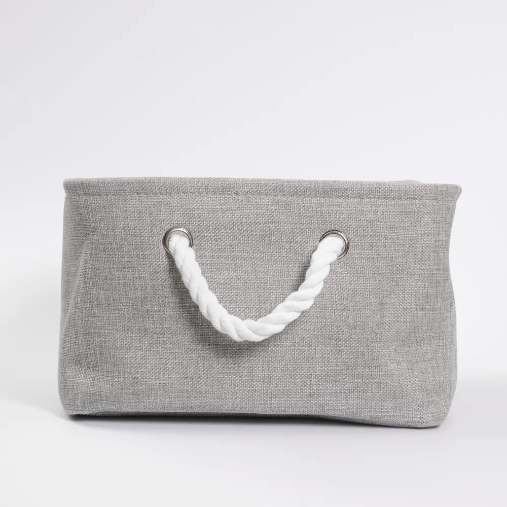 Фото 3 Корзина WasserKRAFT Wiese WB-840-L 41x31x20 см цвет серый