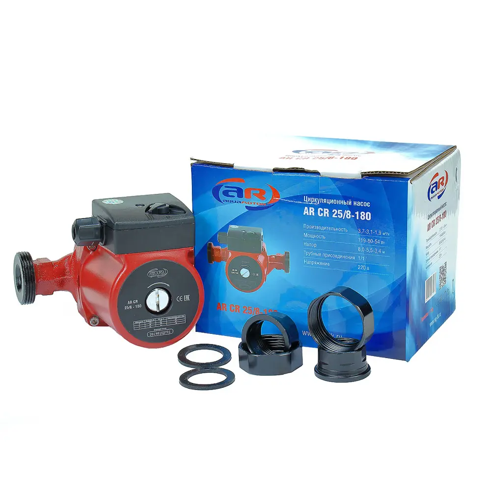 Фото 4 Насос циркуляционный AquamotoR AR CR 25/8-180 Фото 4 Насос циркуляционный AquamotoR AR CR 25/8-180