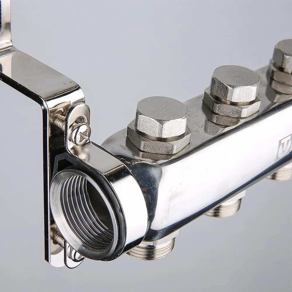 Фото 5 Коллекторный блок Valtec 1" на 6 выходов Фото 5 Коллекторный блок Valtec 1" на 6 выходов