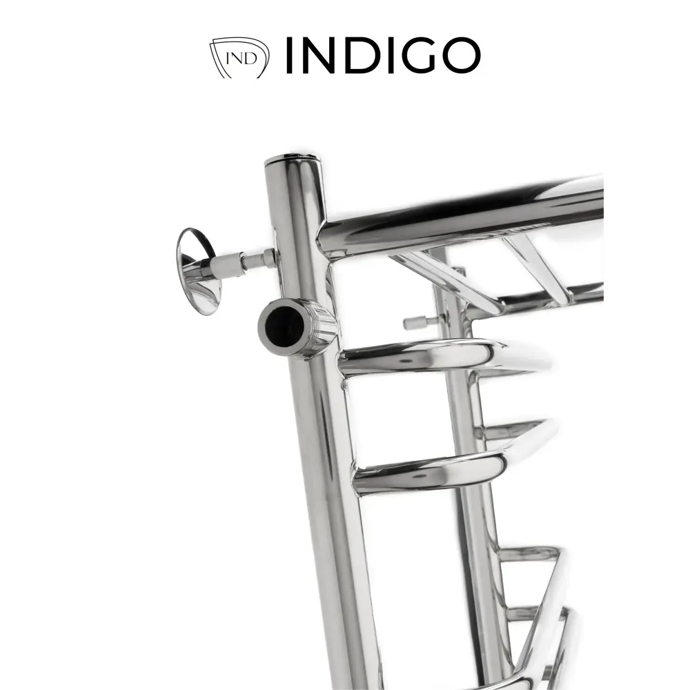 Фото 3 Полотенцесушитель водяной с полкой Indigo Brace 40x60 см 1" нержавеющая сталь Фото 3 Полотенцесушитель водяной с полкой Indigo Brace 40x60 см 1" нержавеющая сталь
