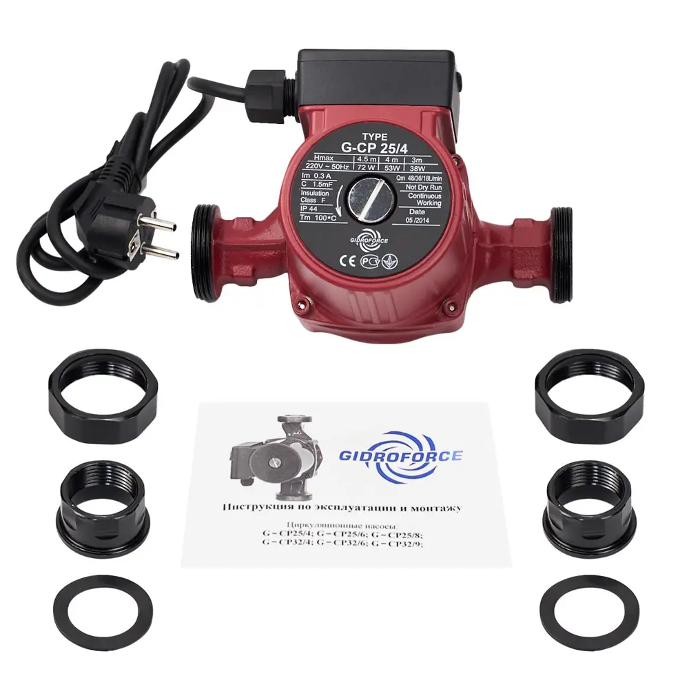 Фото 4 Насос циркуляционный Gidroforce CP25/4 180 мм Фото 4 Насос циркуляционный Gidroforce CP25/4 180 мм