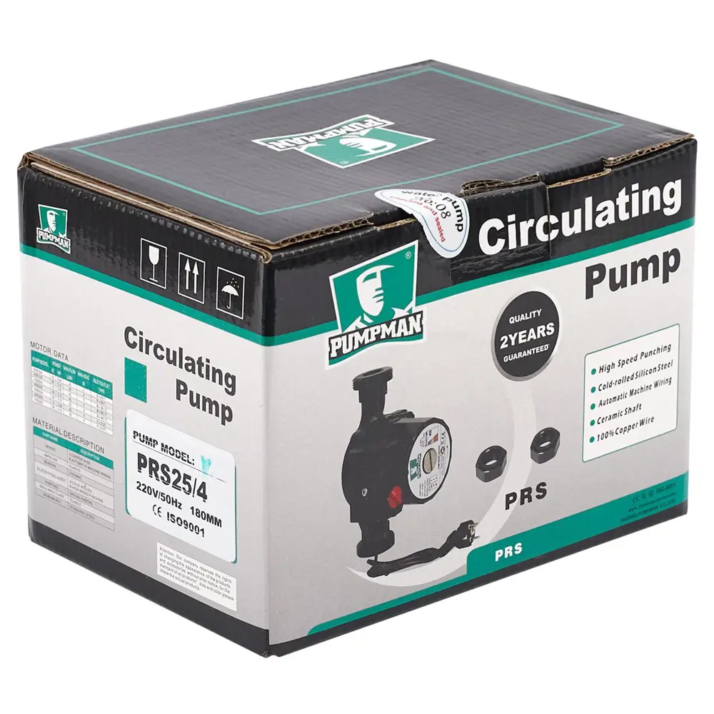Фото 7 Циркуляционный насос Pumpman PRS25/4 180 мм Фото 7 Циркуляционный насос Pumpman PRS25/4 180 мм