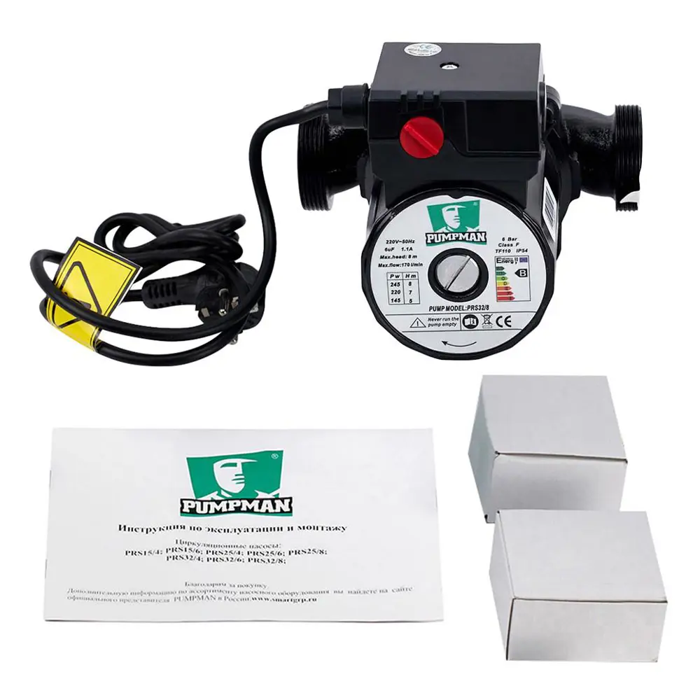 Фото 2 Циркуляционный насос Pumpman PRS32/8 180 мм Фото 2 Циркуляционный насос Pumpman PRS32/8 180 мм
