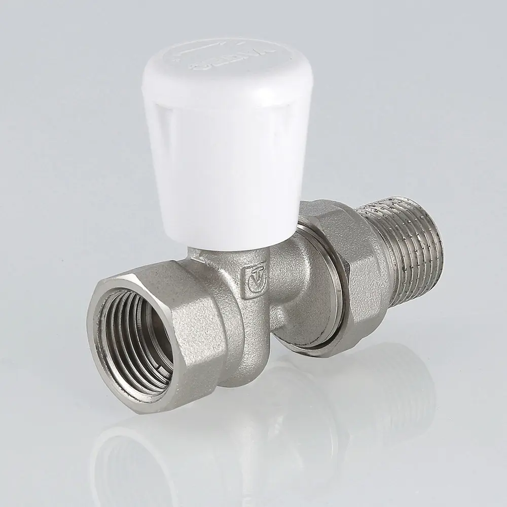 Фото 7 Клапан регулирующий прямой Valtec 1/2" ручной для радиатора с полусгоном VT.018.N.04 Фото 7 Клапан регулирующий прямой Valtec 1/2" ручной для радиатора с полусгоном VT.018.N.04