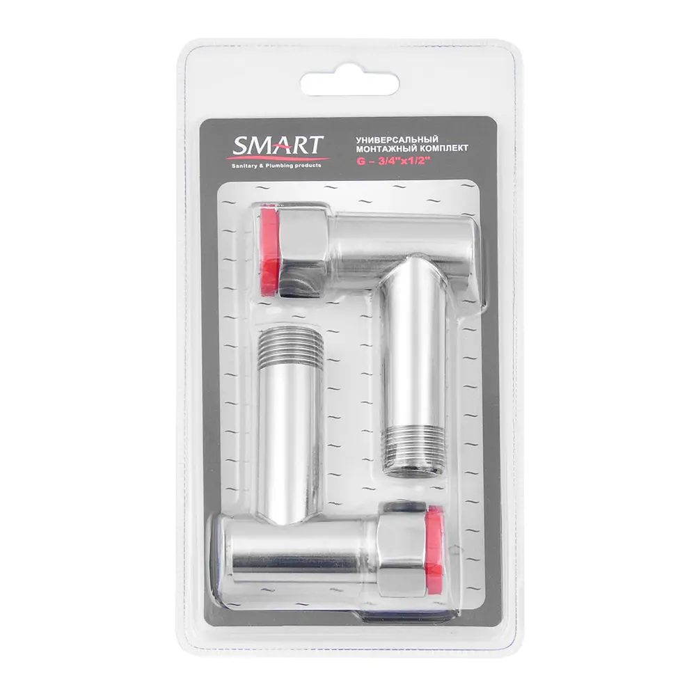 Фото 3 Соединение угловое Smartgroup для полотенцесушителя 3/4"х1/2" пара гайка-штуцер Фото 3 Соединение угловое Smartgroup для полотенцесушителя 3/4"х1/2" пара гайка-штуцер