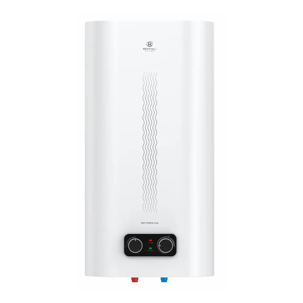 Фото 2 Накопительный водонагреватель электрический 80 л Royal Clima RWH-DF80-FS 112272 2 кВт нержавеющая сталь сухой ТЭН