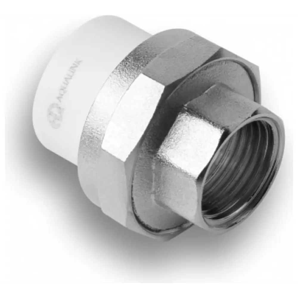 Фото 2 Муфта комбинированная Aqualink 3/4"x20 мм ВП-ВР полипропилен k11306 Фото 2 Муфта комбинированная Aqualink 3/4"x20 мм ВП-ВР полипропилен k11306