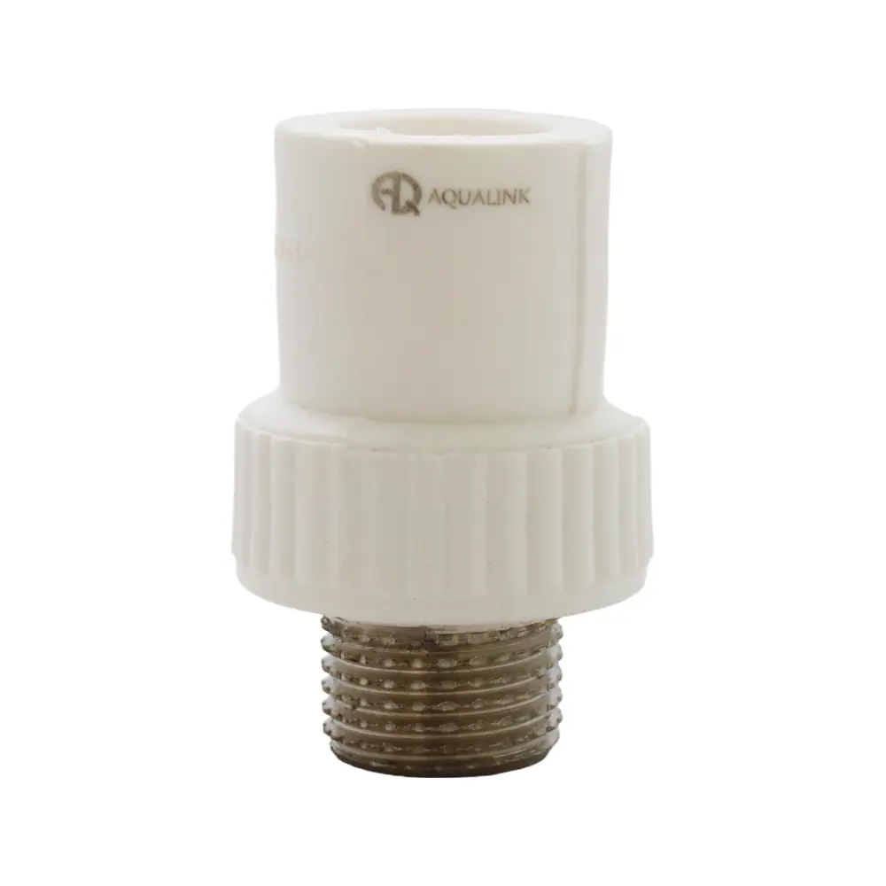 Фото 3 Муфта комбинированная Aqualink 1/2"x20 мм ВП-НР полипропилен 6 шт k16115