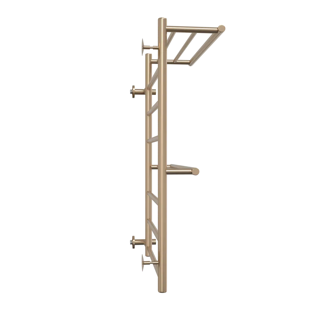 Фото 4 Полотенцесушитель водяной с полкой лестница Laris Лавина П9 73208022BRONZE 58x80 см 1" нержавеющая сталь 304 цвет бронза Фото 4 Полотенцесушитель водяной с полкой лестница Laris Лавина П9 73208022BRONZE 58x80 см 1" нержавеющая сталь 304 цвет бронза