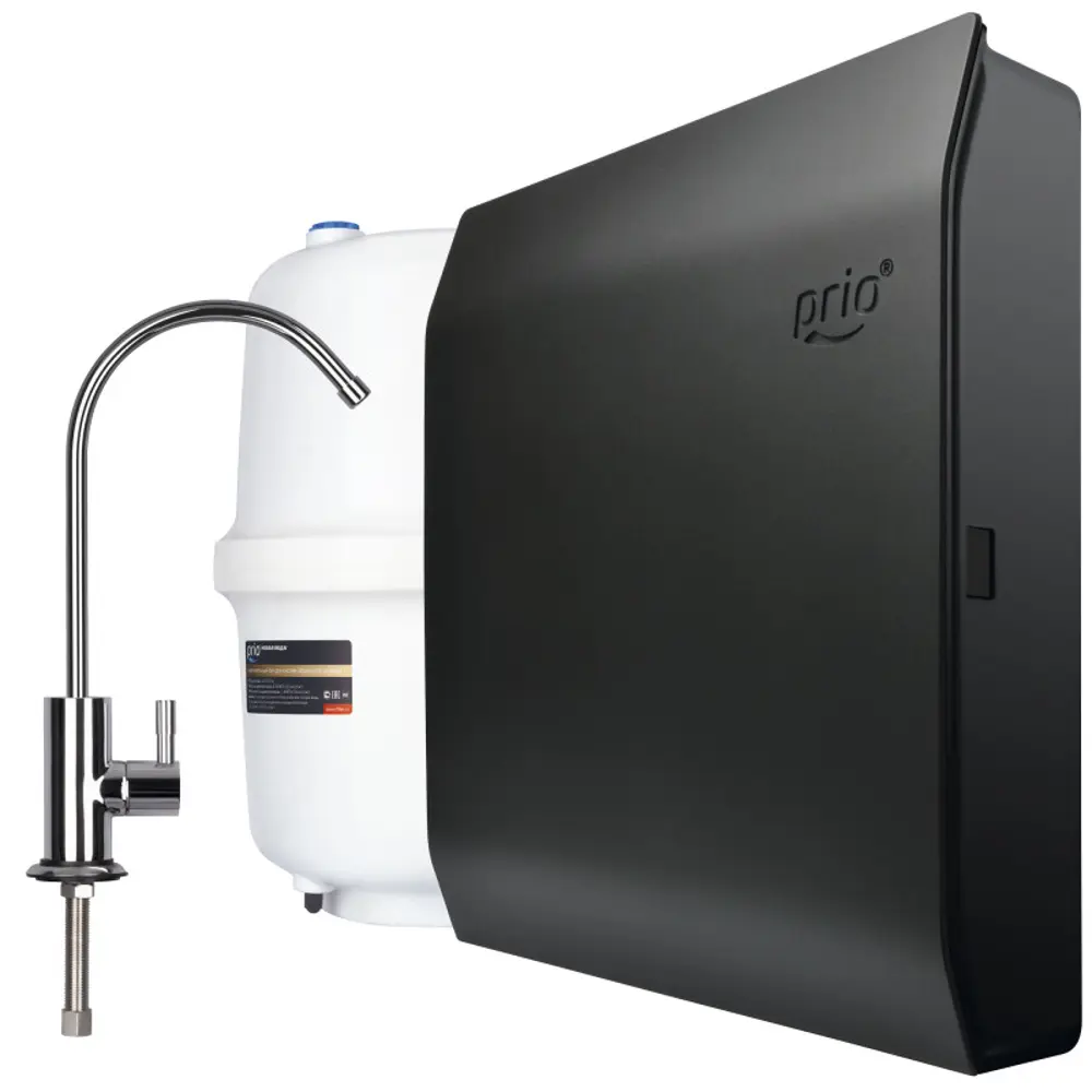 Фото Система обратного осмоса Prio Expert Osmos MO530 быстросъёмная 5 ступеней бак 15 л с минерализатором Фото Система обратного осмоса Prio Expert Osmos MO530 быстросъёмная 5 ступеней бак 15 л с минерализатором
