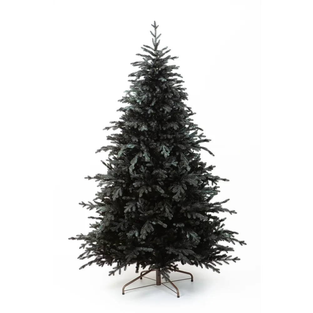 Фото 2 Ель новогодняя искусственная Crystal trees KP40210 Звездная россыпь заснеженная 215 см