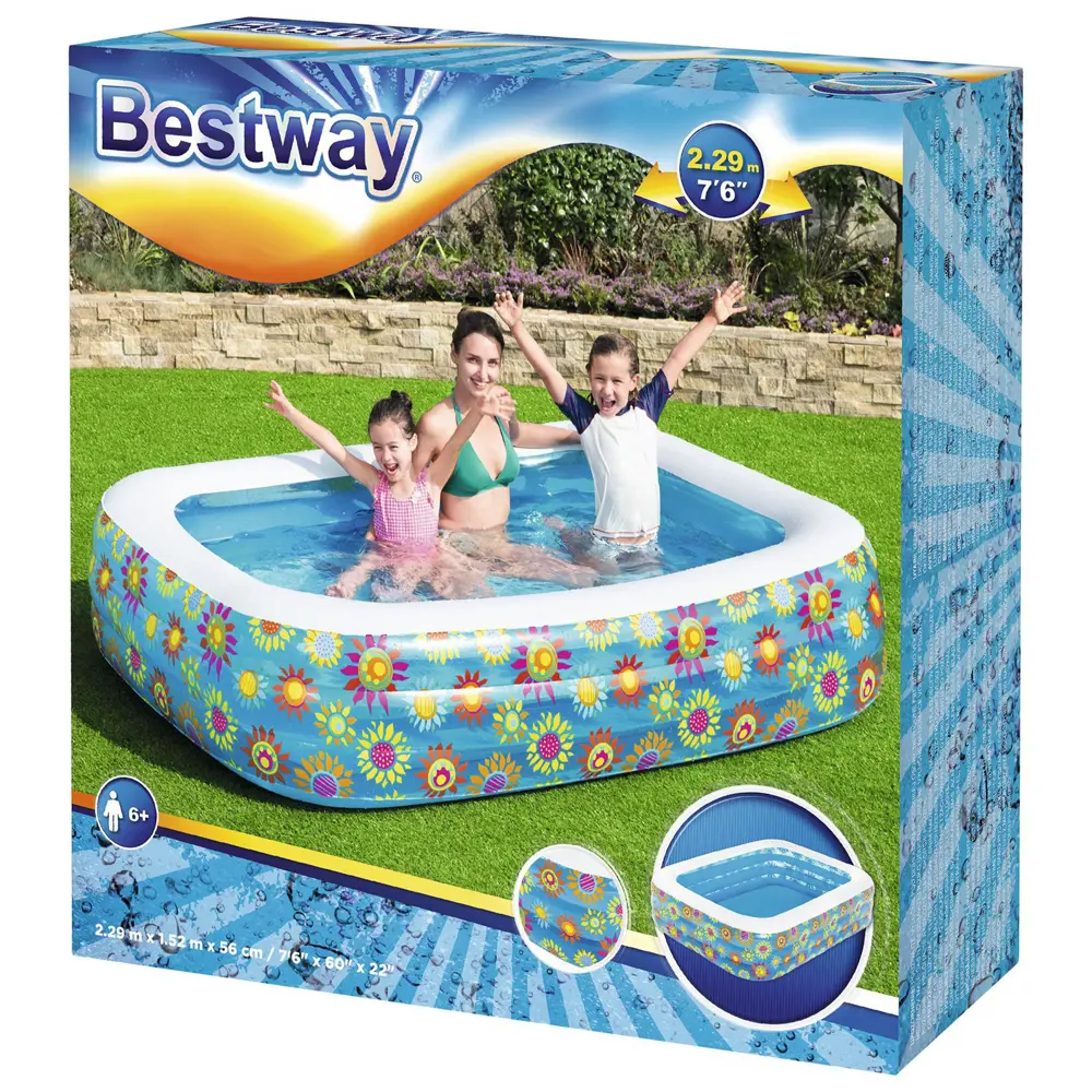 Фото 5 Бассейн надувной Bestway 499419, 229 х 152 х 56 см Фото 5 Бассейн надувной Bestway 499419, 229 х 152 х 56 см