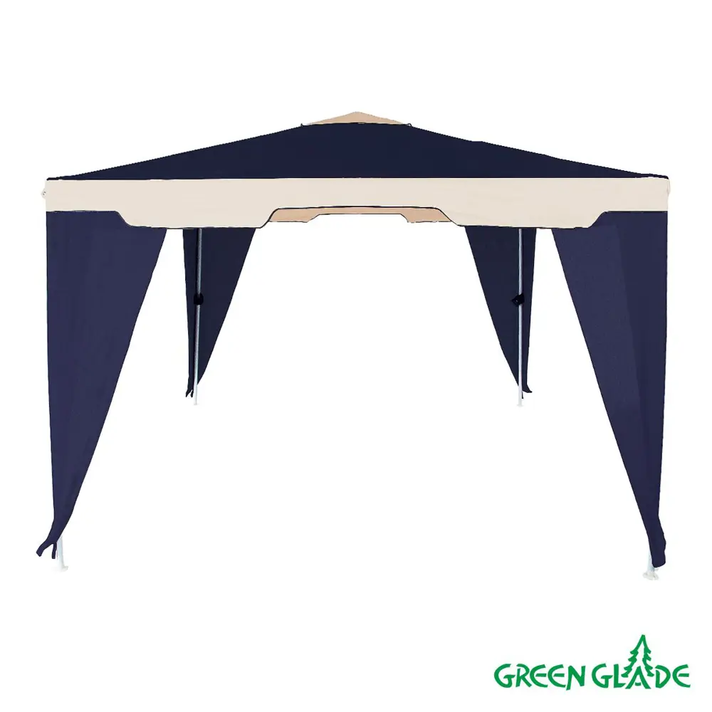 Фото 9 Тент садовый Green Glade 3x3x2.5м 1031 синий Фото 9 Тент садовый Green Glade 3x3x2.5м 1031 синий
