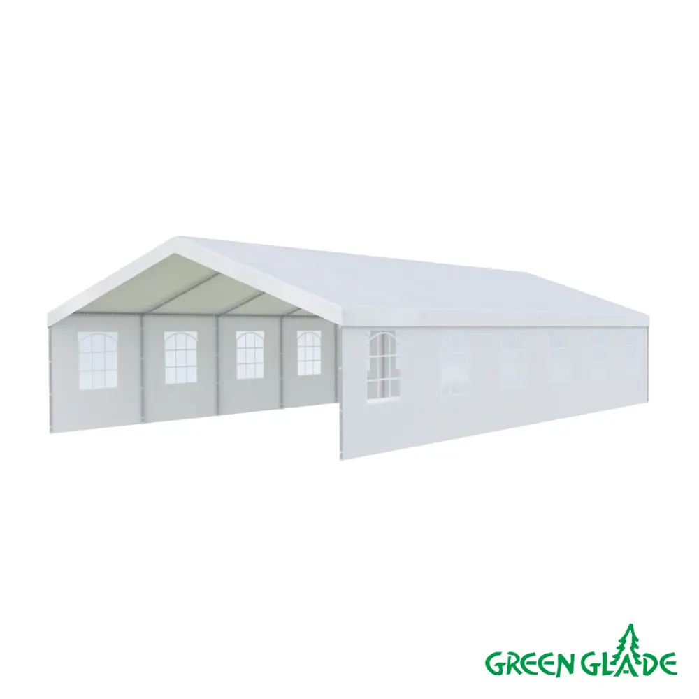Фото 4 Тент садовый Green Glade 3020 (СР-020) 6x12x3.4м белый Фото 4 Тент садовый Green Glade 3020 (СР-020) 6x12x3.4м белый
