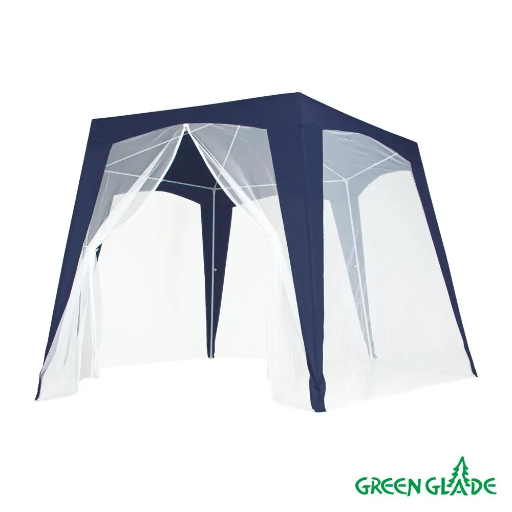 Фото 3 Тент садовый Green Glade 10061 2x2x2.6м синий Фото 3 Тент садовый Green Glade 10061 2x2x2.6м синий