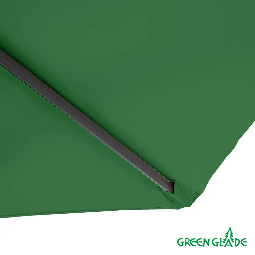 Фото 2 Зонт с боковой опорой Green Glade 6004 d 300 см зеленый