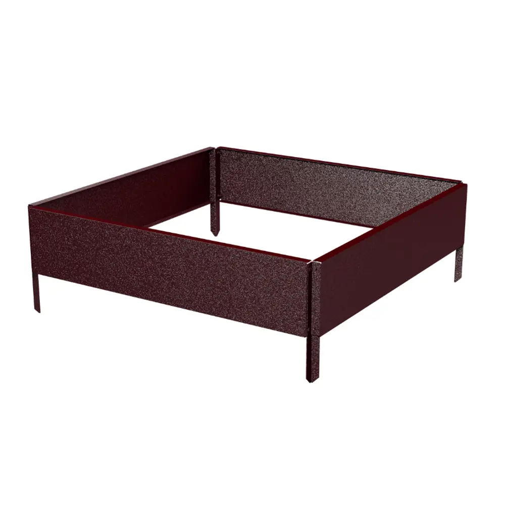 Фото Грядка Delta-Park G x 7070Ch 700x700x150мм цвет вишня