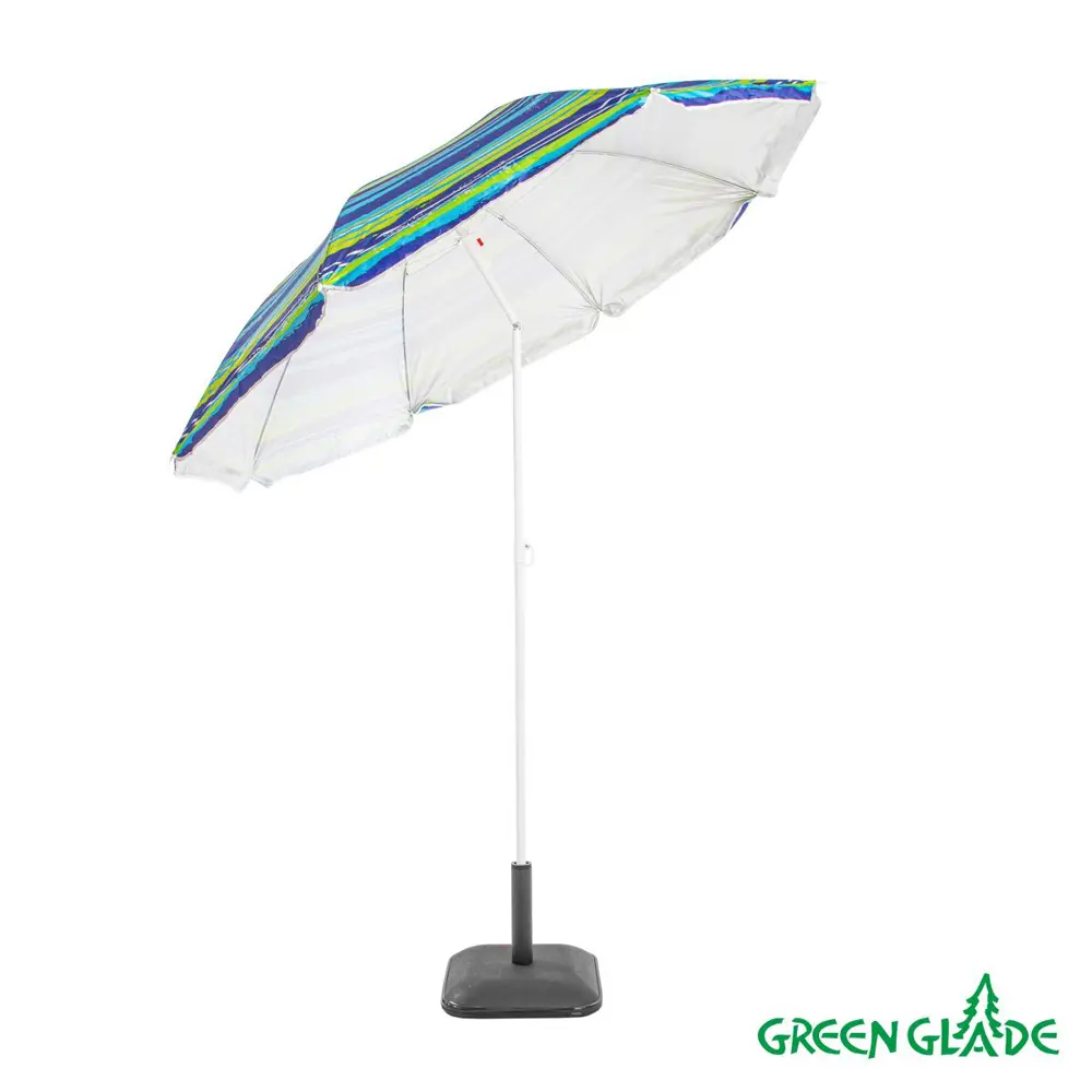 Фото 6 Зонт с центральной опорой Green Glade A1254 d 162 см Фото 6 Зонт с центральной опорой Green Glade A1254 d 162 см