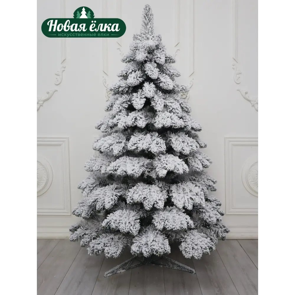 Фото Ель искусственная Новая ёлка 1989161 Сибирская Люкс заснеженная 1.6 м Фото Ель искусственная Новая ёлка 1989161 Сибирская Люкс заснеженная 1.6 м