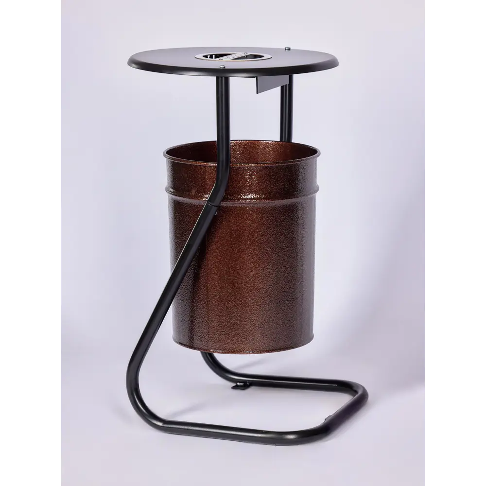 Фото 2 Урна уличная Профметстиль 651 металлическая коричневая 21 л Фото 2 Урна уличная Профметстиль 651 металлическая коричневая 21 л