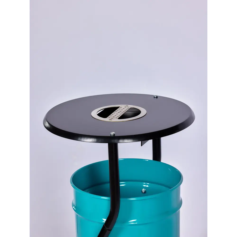 Фото 3 Урна уличная Профметстиль 653 металлическая зеленая 21 л Фото 3 Урна уличная Профметстиль 653 металлическая зеленая 21 л