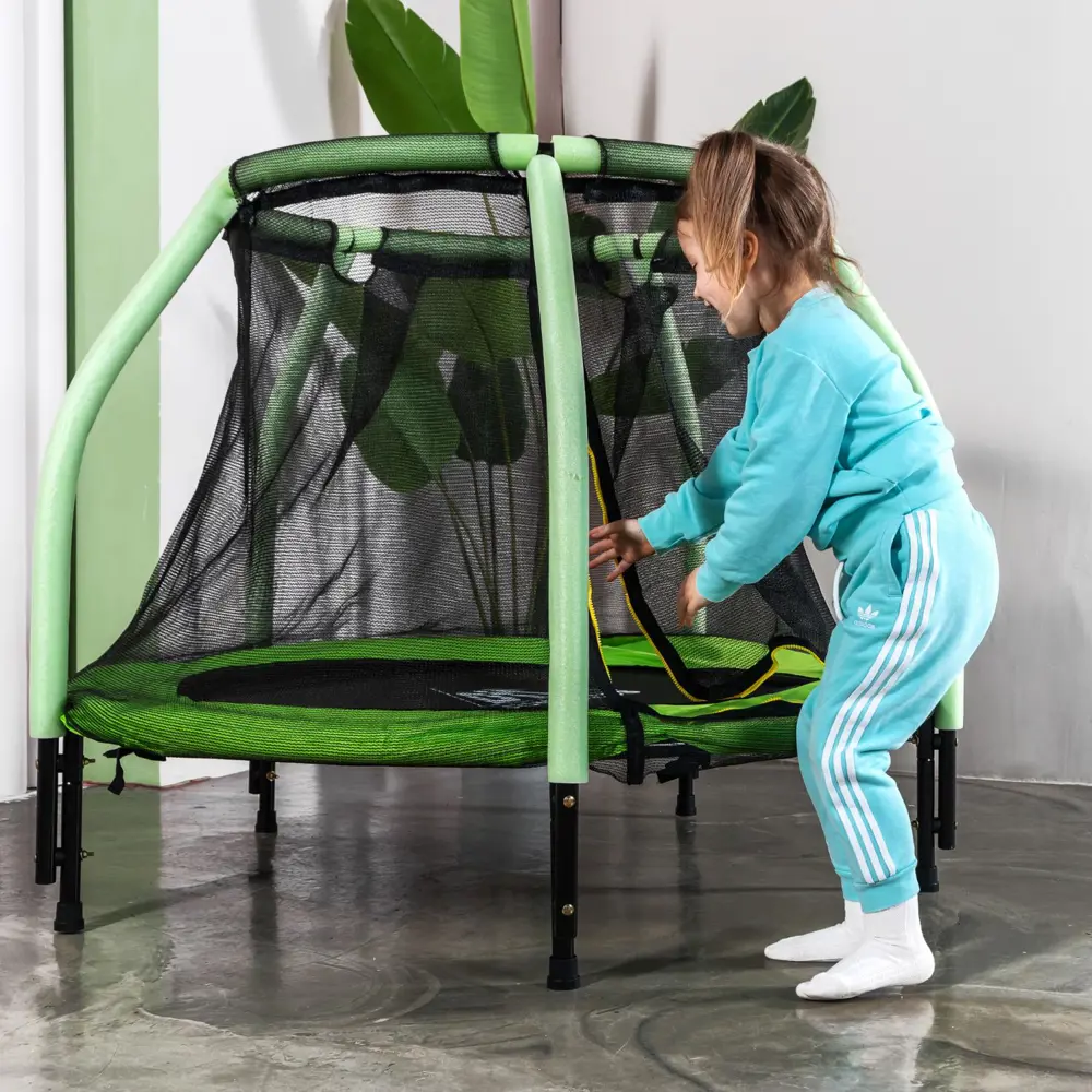 Фото 3 Детский батут Dfc Jump Kids 48 зеленый Фото 3 Детский батут Dfc Jump Kids 48 зеленый