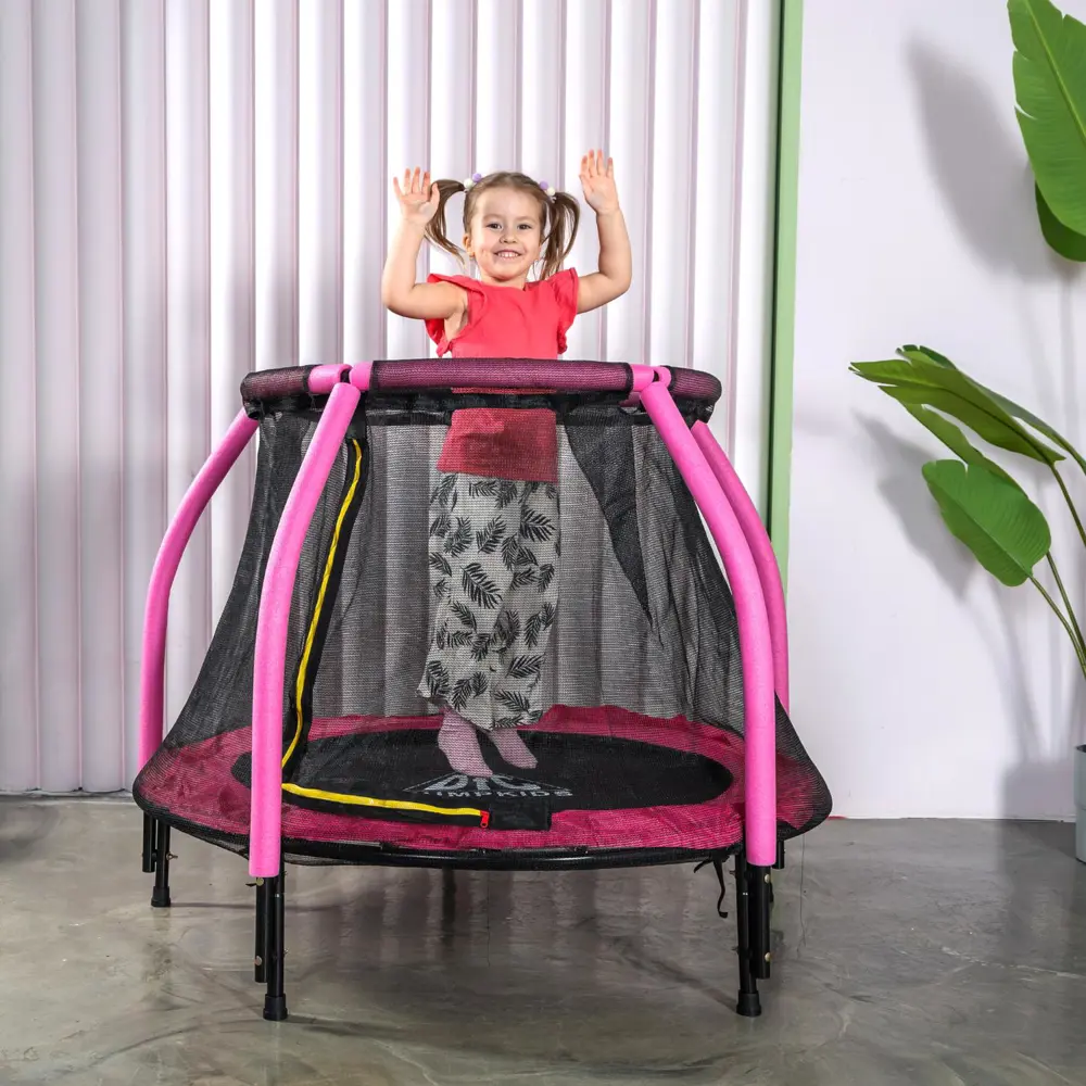 Фото Детский батут Dfc Jump Kids 48 розовый Фото Детский батут Dfc Jump Kids 48 розовый
