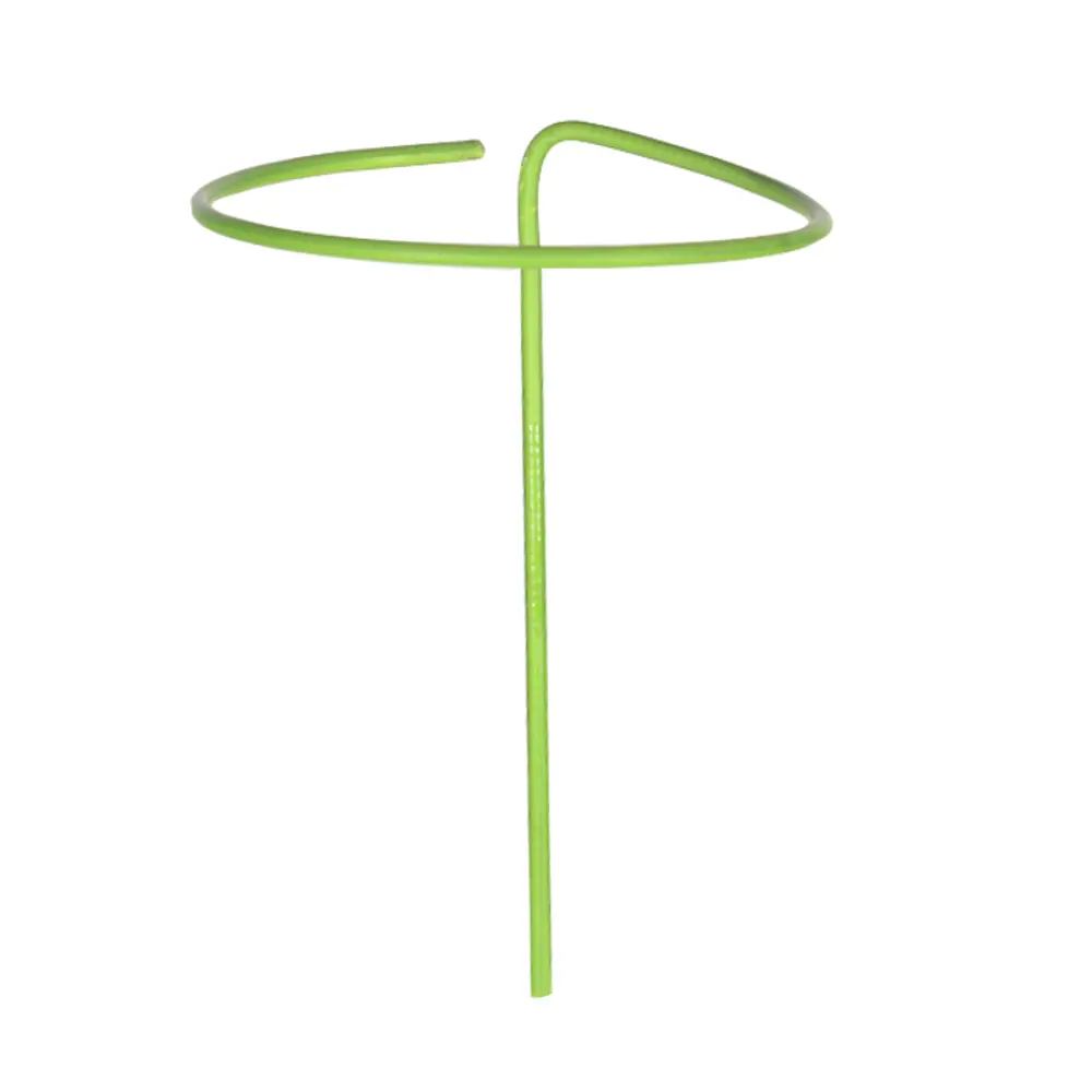 Фото 2 Опора для клубники Урожайная сотка низкая h-0.18 м d-0.13 м проволока металл в ПВХ d-5 мм (уп.10 шт)