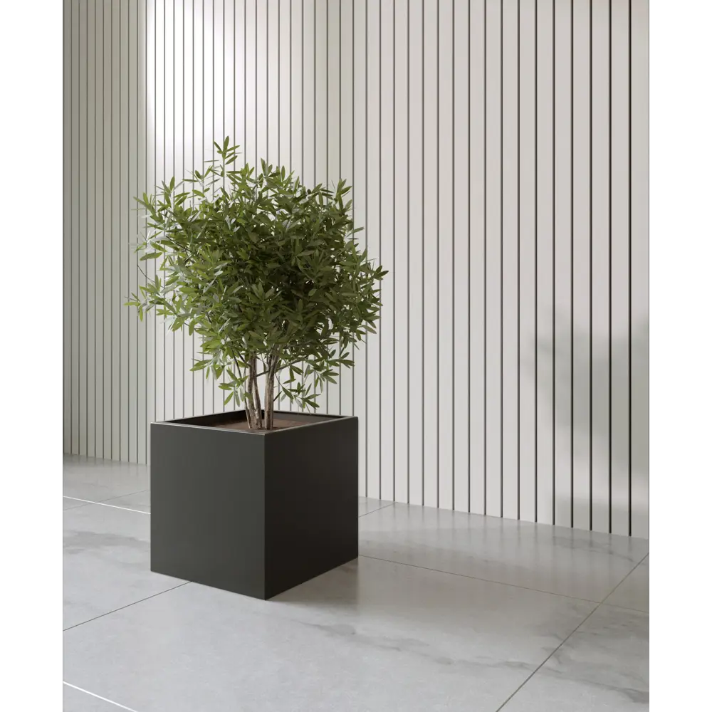 Фото 4 Кашпо 20105 Tempache 30 см 27 л сталь черный