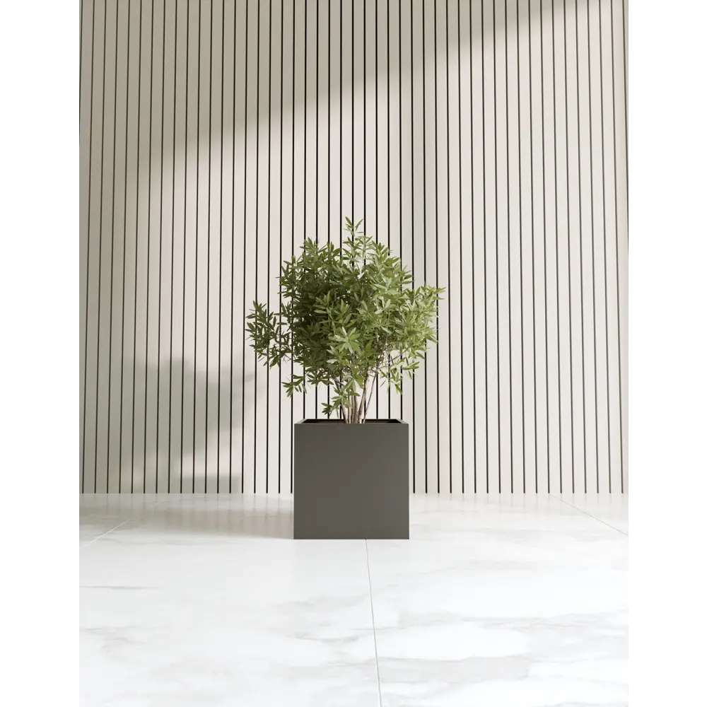 Фото 3 Кашпо 20105 Tempache 30 см 27 л сталь черный