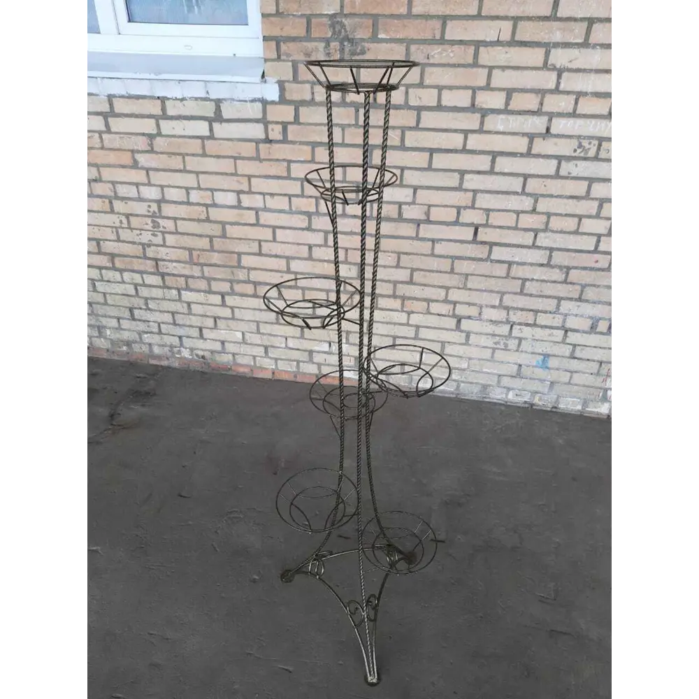 Фото 2 Подставка для цветов Планета Садовод классическая витая 7 горшков Фото 2 Подставка для цветов Планета Садовод классическая витая 7 горшков