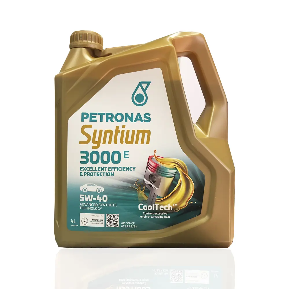 Фото Моторное масло Petronas Syntium 3000 E 5W-40 синтетическое 4 л Фото Моторное масло Petronas Syntium 3000 E 5W-40 синтетическое 4 л