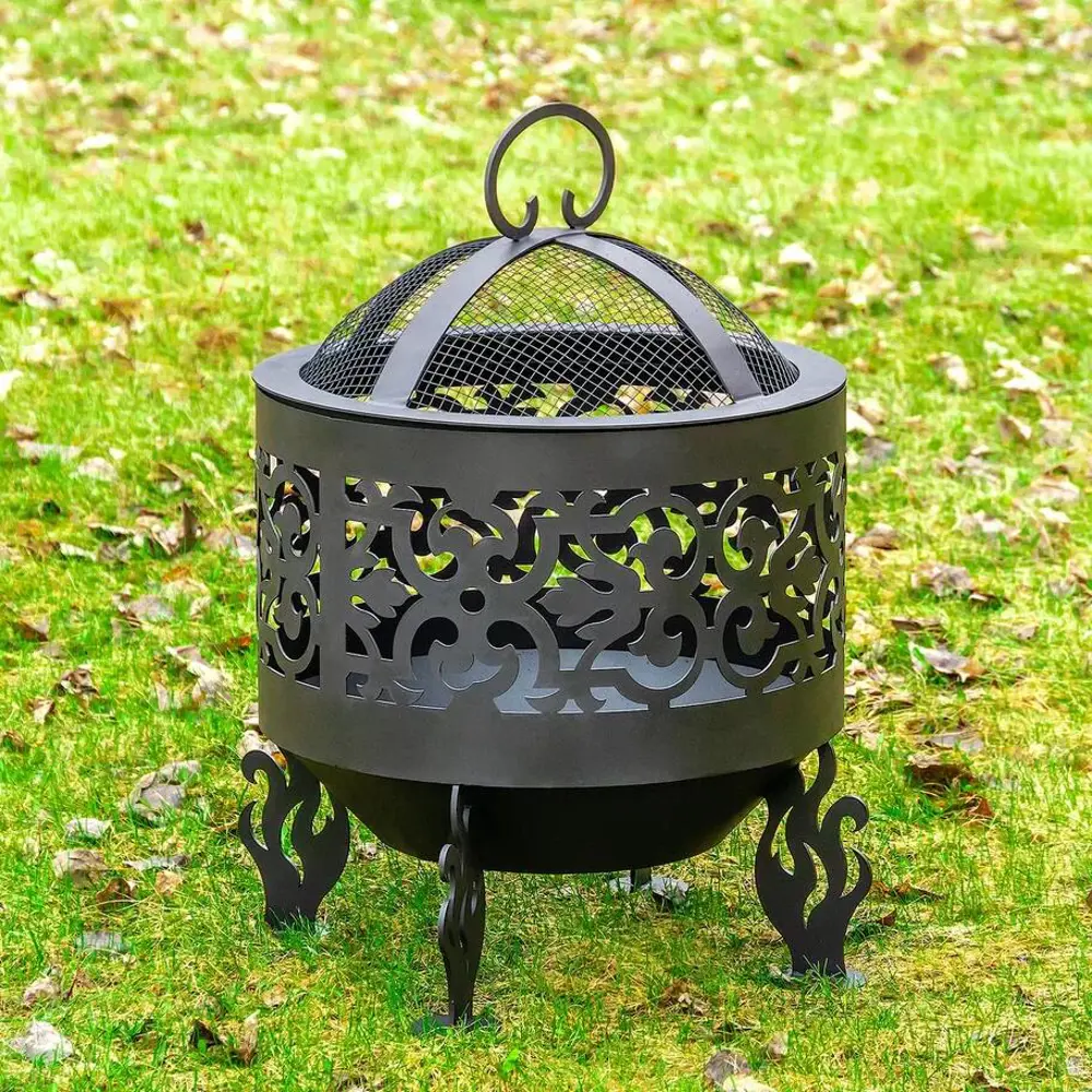 Фото 3 Костровая чаша Fire-House Ажурная 500 мм коническое дно Фото 3 Костровая чаша Fire-House Ажурная 500 мм коническое дно