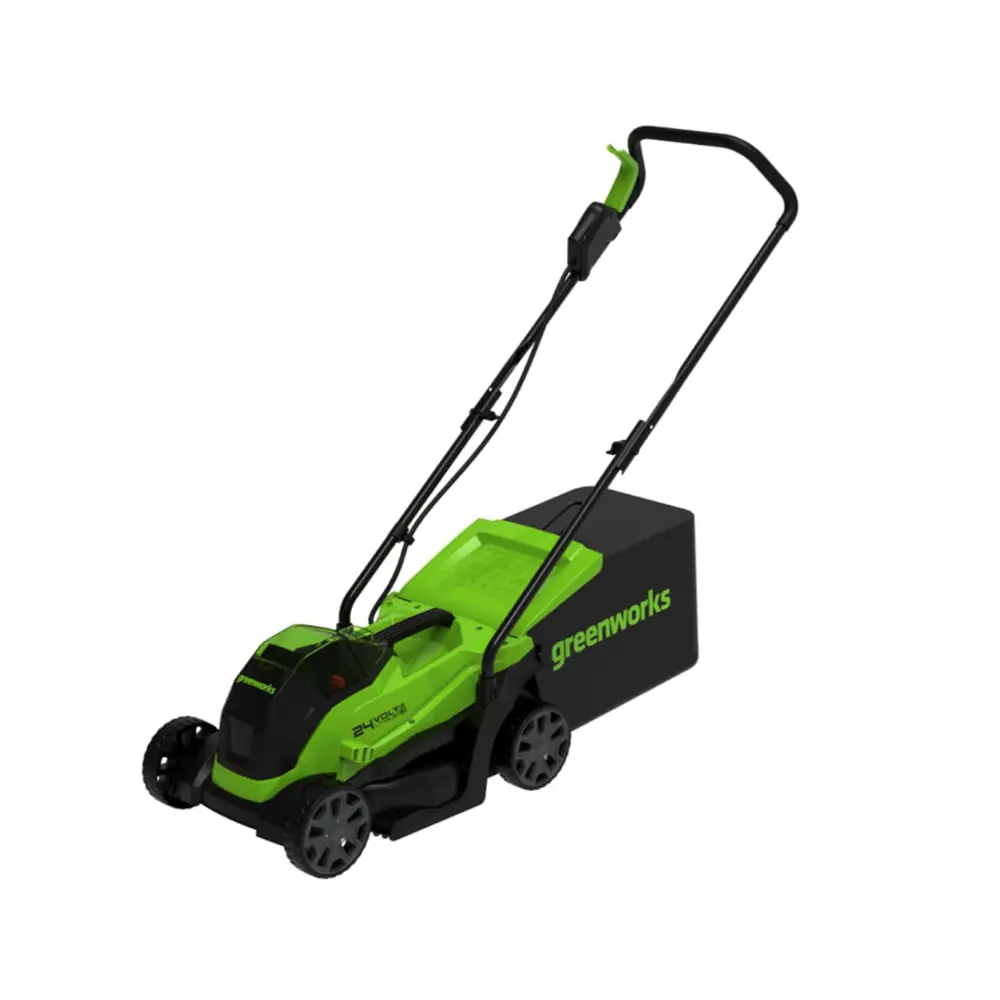 Фото Газонокосилка аккумуляторная Greenworks 2516107 24 В 33 см АКБ и ЗУ не в комплекте и рабочие перчатки Фото Газонокосилка аккумуляторная Greenworks 2516107 24 В 33 см АКБ и ЗУ не в комплекте и рабочие перчатки