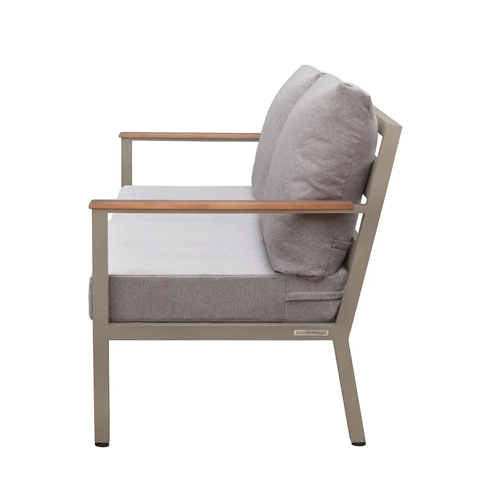 Фото 4 Диван садовый Greenween GW-AL-SANT-SOFA-1800P SANTORINI 82 см x 82 см x 87 см алюминий коричневый