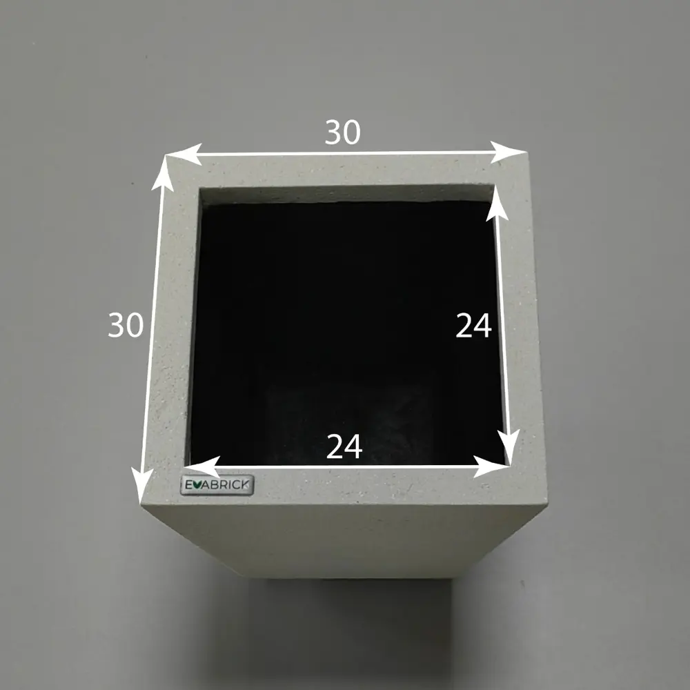 Фото 4 Кашпо Pyramid hl60-30w Evabrick 30 см 60 см 35 л полимербетон белый Фото 4 Кашпо Pyramid hl60-30w Evabrick 30 см 60 см 35 л полимербетон белый