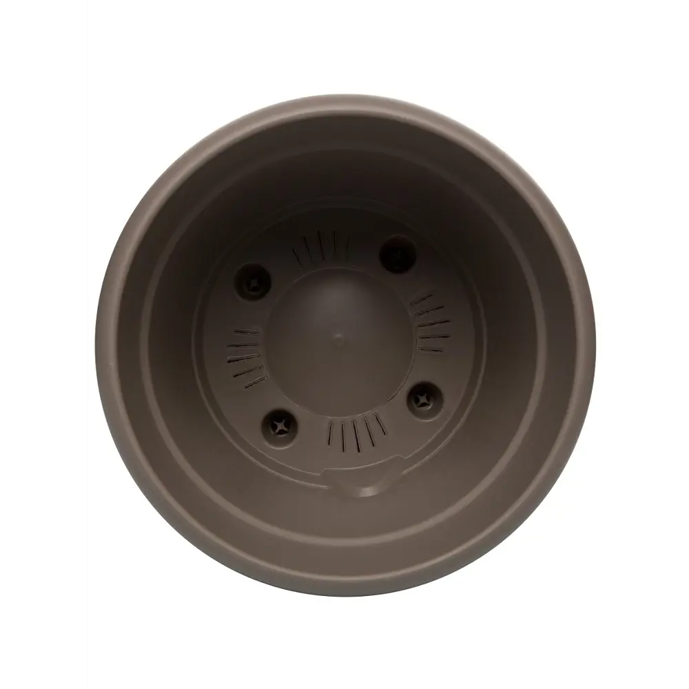 Фото Горшок цветочный Lupo Navako 24 см 19.5 см 4.9 л пластик коричневый без автополива с блюдцем d 24 см 3 шт Фото Горшок цветочный Lupo Navako 24 см 19.5 см 4.9 л пластик коричневый без автополива с блюдцем d 24 см 3 шт