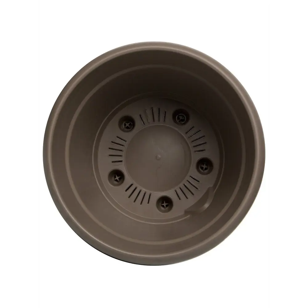 Фото Горшок цветочный Lupo Navako 29 см 24 см 8.8 л пластик коричневый без автополива с блюдцем d 29 см 3 шт Фото Горшок цветочный Lupo Navako 29 см 24 см 8.8 л пластик коричневый без автополива с блюдцем d 29 см 3 шт