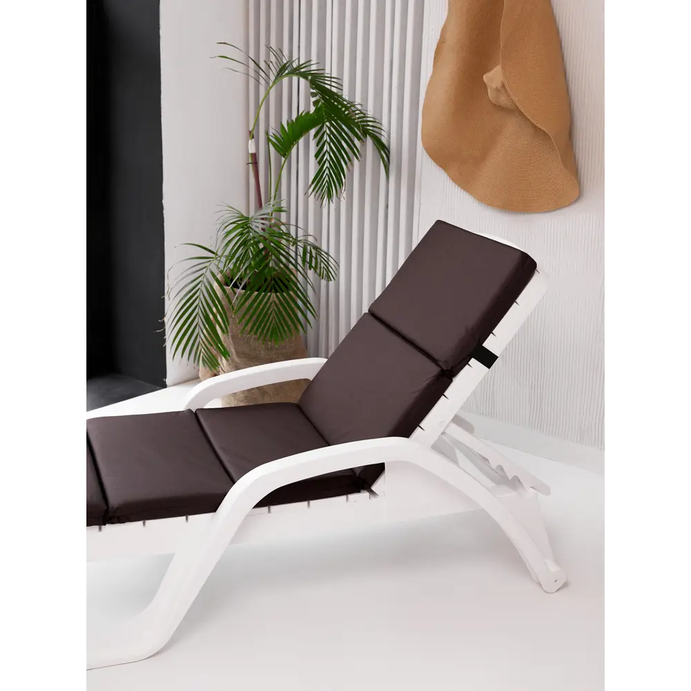 Фото 3 Матрас для лежака или шезлонга Everena Outdoor Segment Choko 190x58 см, цвет коричневый Фото 3 Матрас для лежака или шезлонга Everena Outdoor Segment Choko 190x58 см, цвет коричневый