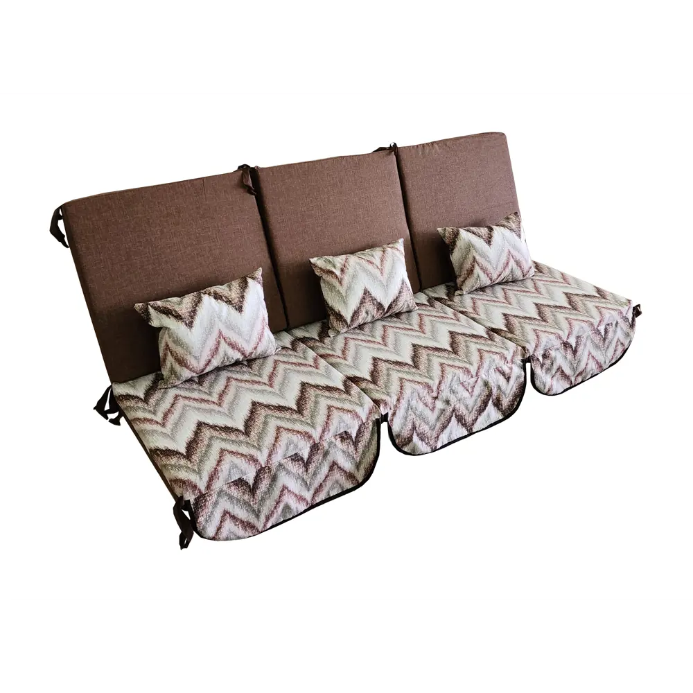 Фото 2 Матрас для садовых качелей Everena Outdoor segment choko zigzak 160x55 см коричневый Фото 2 Матрас для садовых качелей Everena Outdoor segment choko zigzak 160x55 см коричневый