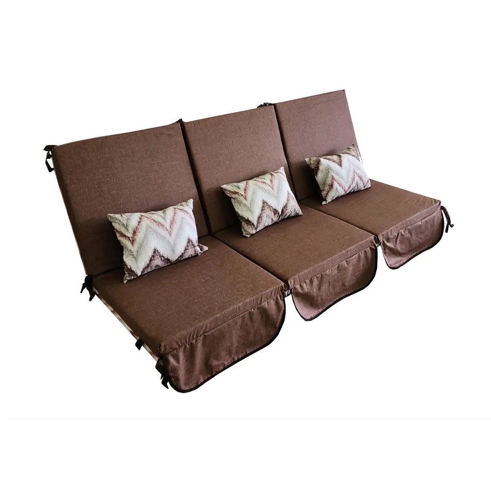 Фото 3 Матрас для садовых качелей Everena Outdoor segment choko zigzak 160x55 см коричневый Фото 3 Матрас для садовых качелей Everena Outdoor segment choko zigzak 160x55 см коричневый