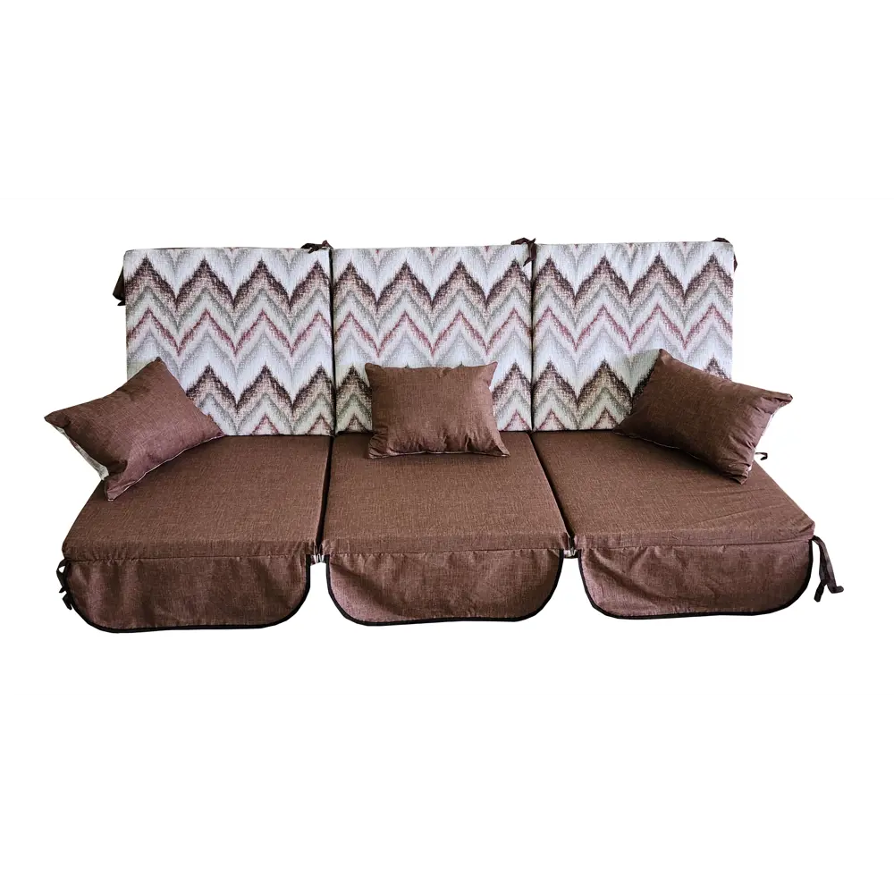 Фото 3 Матрас для садовых качелей Everena Outdoor segment choko zigzak 180x55 см коричневый Фото 3 Матрас для садовых качелей Everena Outdoor segment choko zigzak 180x55 см коричневый