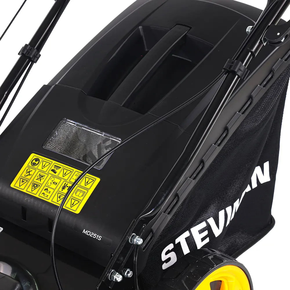 Фото 12 Газонокосилка бензиновая самоходная Steviman Md251s 6 л.с. 51 см