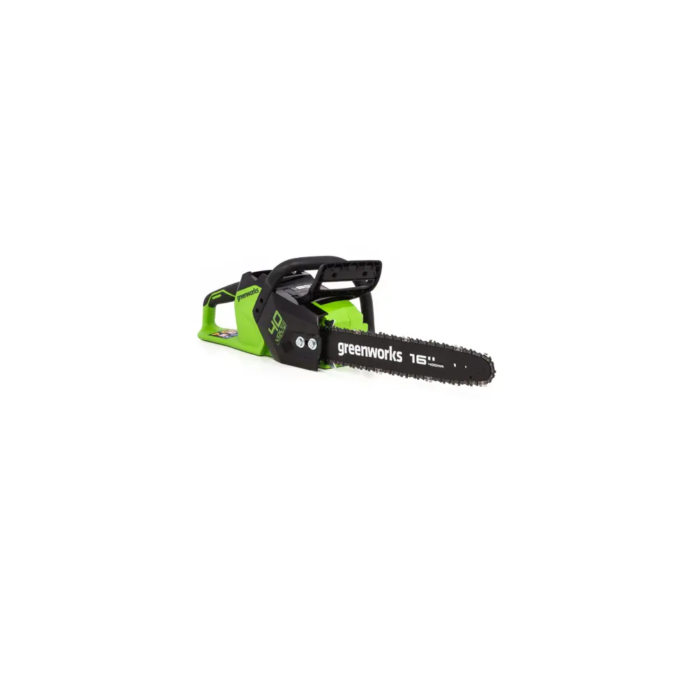 Фото 6 Пила аккумуляторная бесщёточная Greenworks Gd40cs18k2 40 В шина 40 см 1x2 Ач АКБ и ЗУ в комплекте Фото 6 Пила аккумуляторная бесщёточная Greenworks Gd40cs18k2 40 В шина 40 см 1x2 Ач АКБ и ЗУ в комплекте
