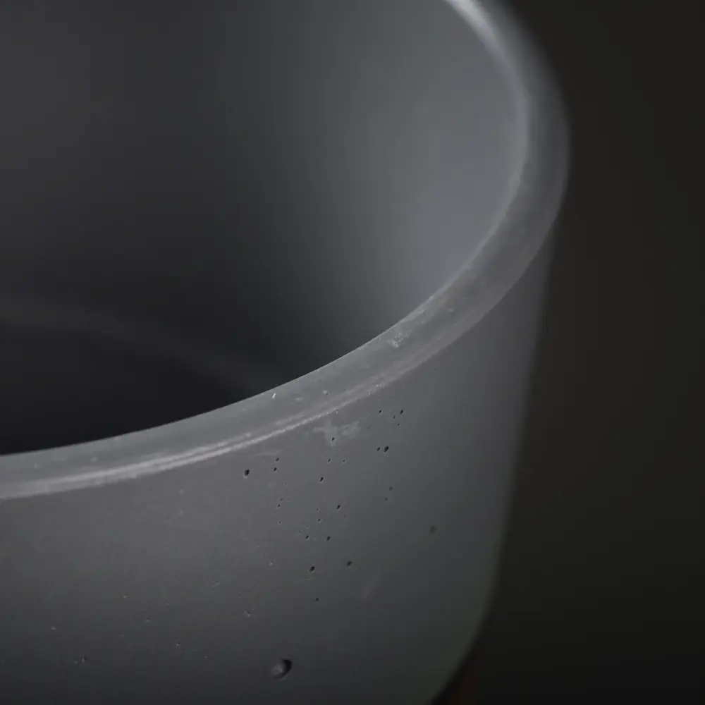 Фото 2 Горшок цветочный Лувр зеленый конус №2. 1.3л