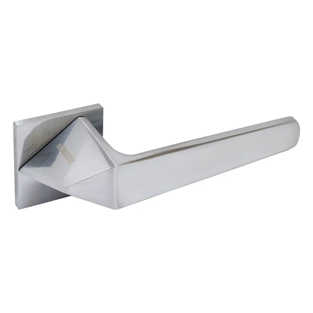 Фото 2 Ручки дверные на розетке Аллюр КАЙЛИ 13829, 153 мм, цвет мат.хром Фото 2 Ручки дверные на розетке Аллюр КАЙЛИ 13829, 153 мм, цвет мат.хром