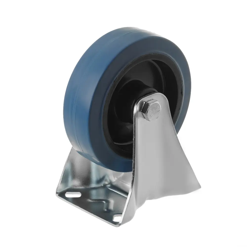 Фото Колесо А5 FCL 54 неповоротное без тормоза с площадкой Ø125 мм 140 кг резина Фото Колесо А5 FCL 54 неповоротное без тормоза с площадкой Ø125 мм 140 кг резина