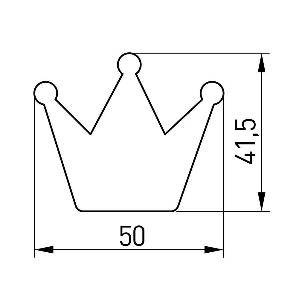 Фото 3 Мебельная ручка-кнопка GTV UM-CROWN корона розовый 3 шт Фото 3 Мебельная ручка-кнопка GTV UM-CROWN корона розовый 3 шт